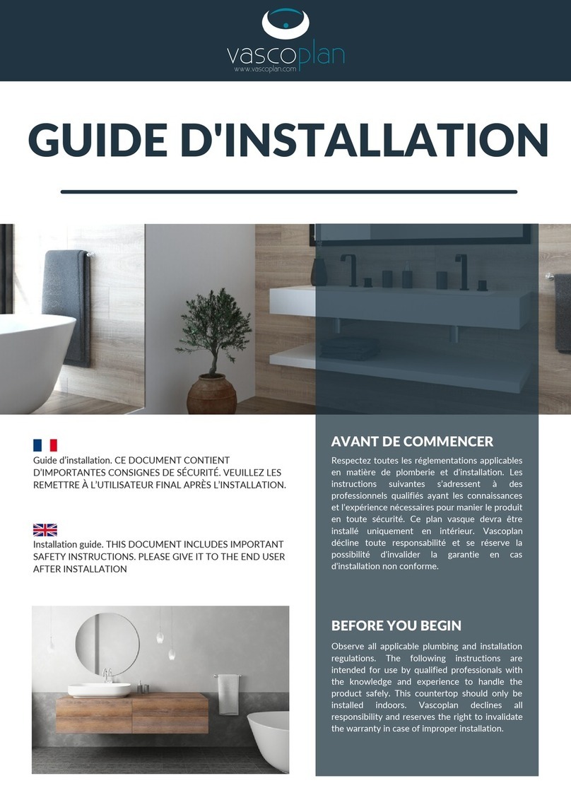 Porcelanosa KRION FUTUNA User manual