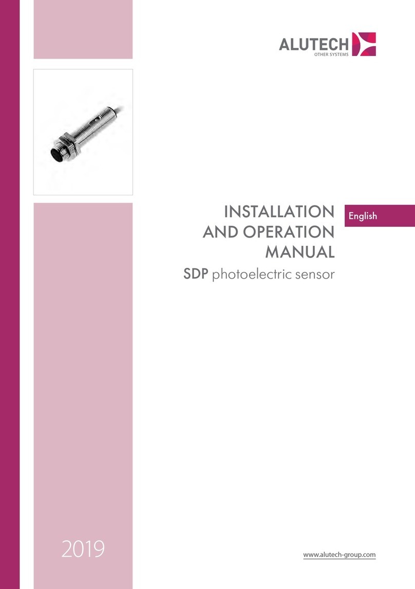 Alutech SDP Installation and operation manual