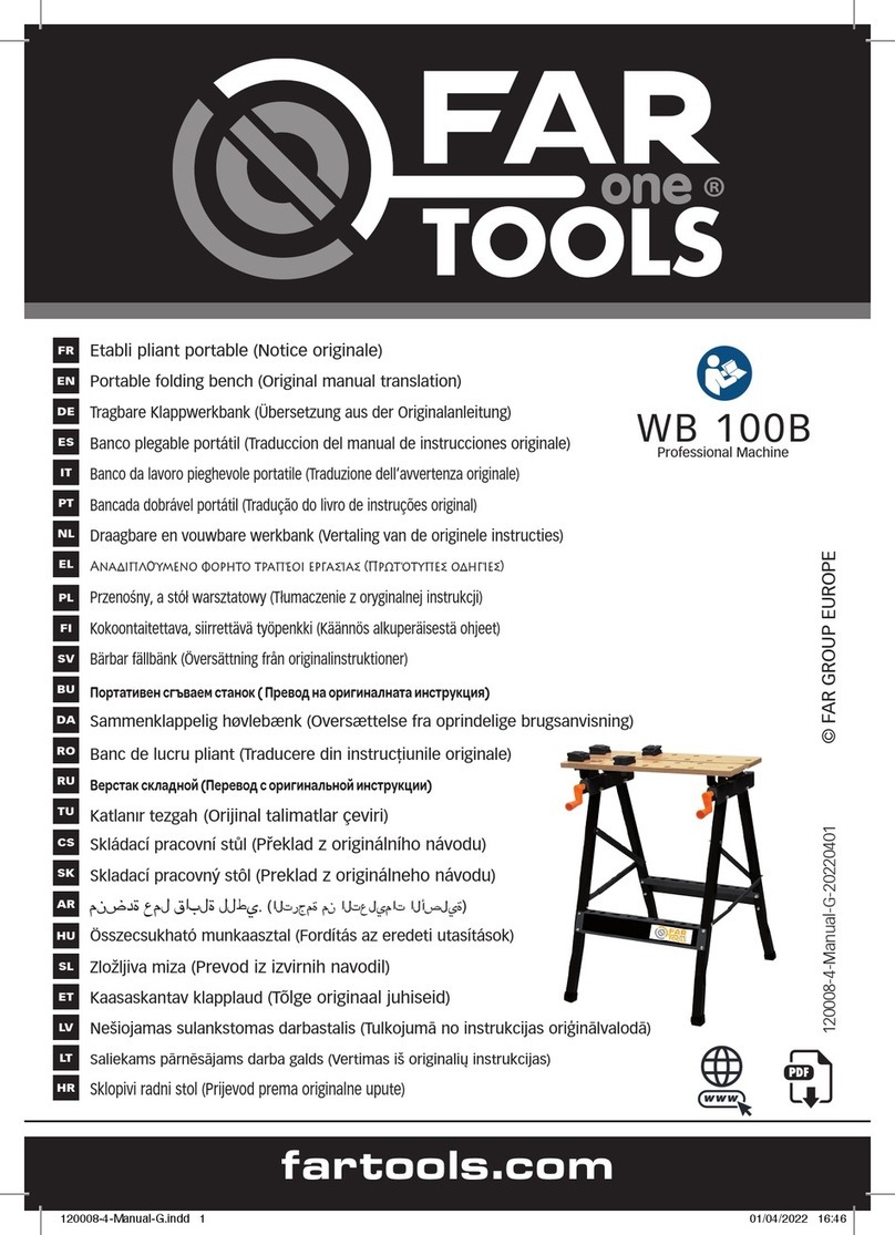 Far Tools One WB 100B Use and care manual