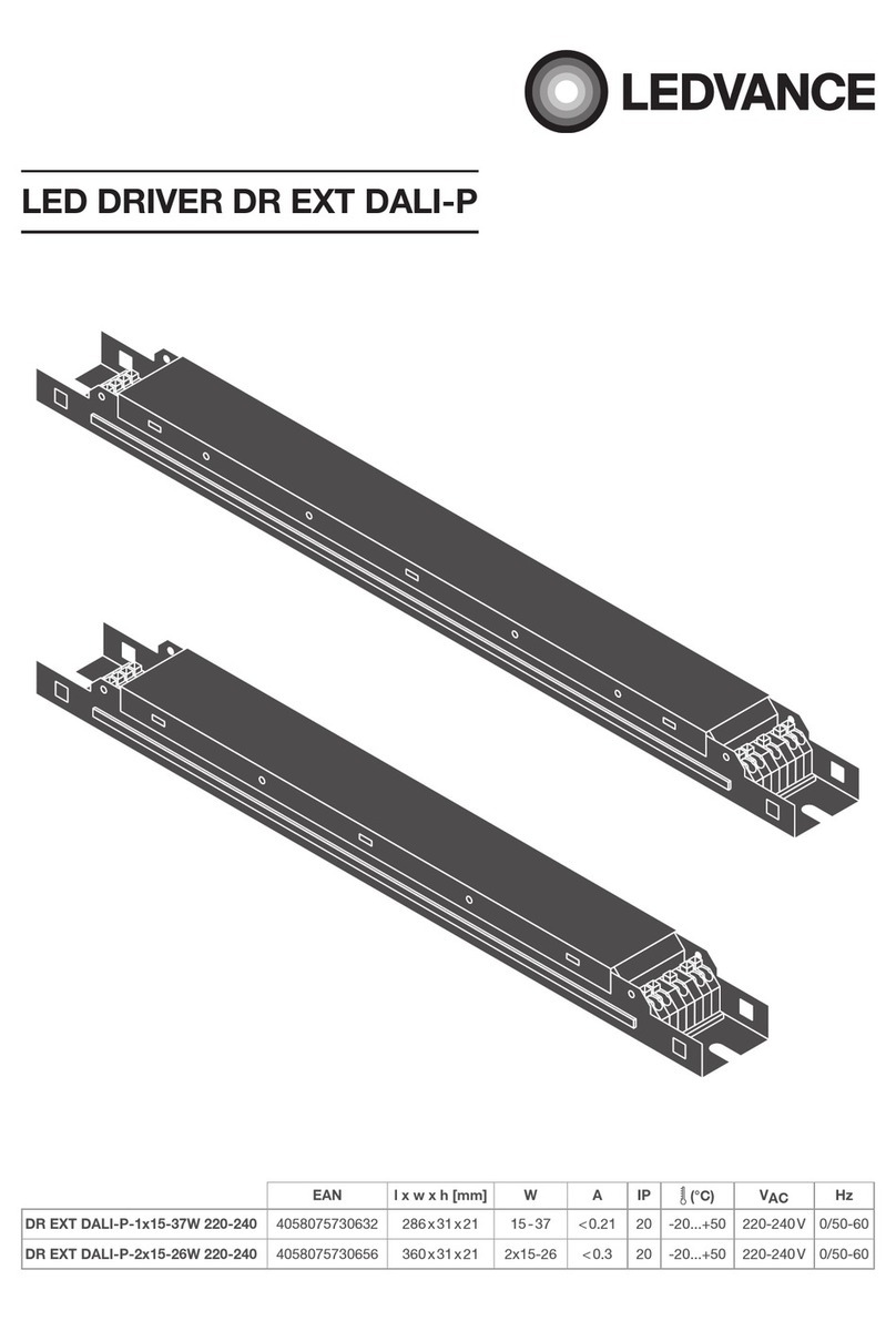 Ledvance DR EXT DALI-P-1x15-37W 220-240 User manual