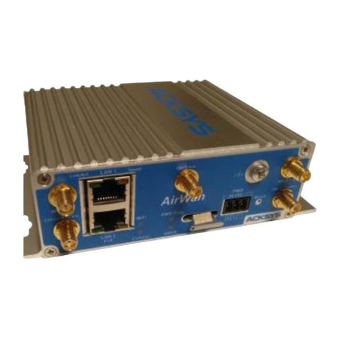 Acksys AirWan/17 Quick installation guide Acksys AirWan/17 Quick installation guide