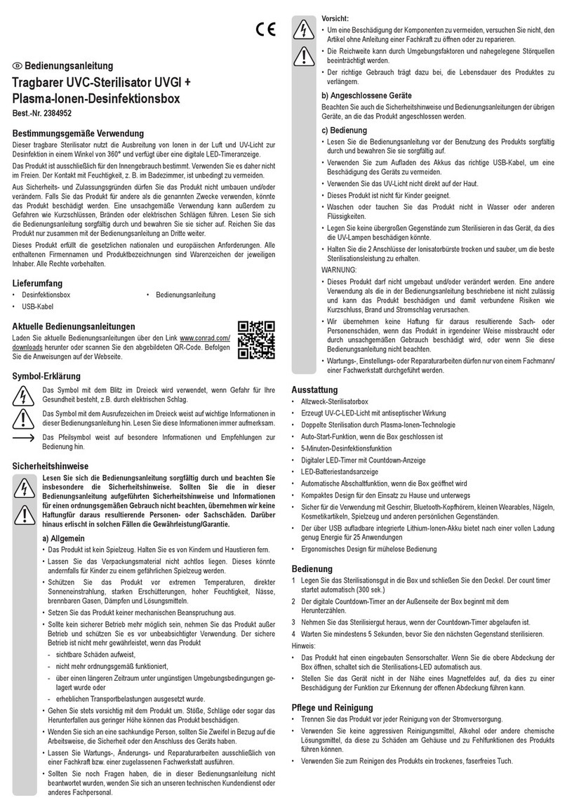 Conrad DP664 operating instructions