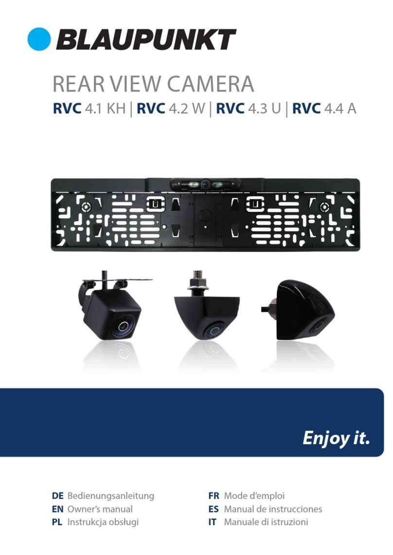 Blaupunkt RVC 4.1 KH owner's manual