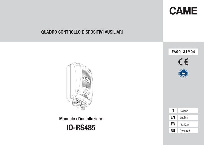 CAME IO-RS485 User manual
