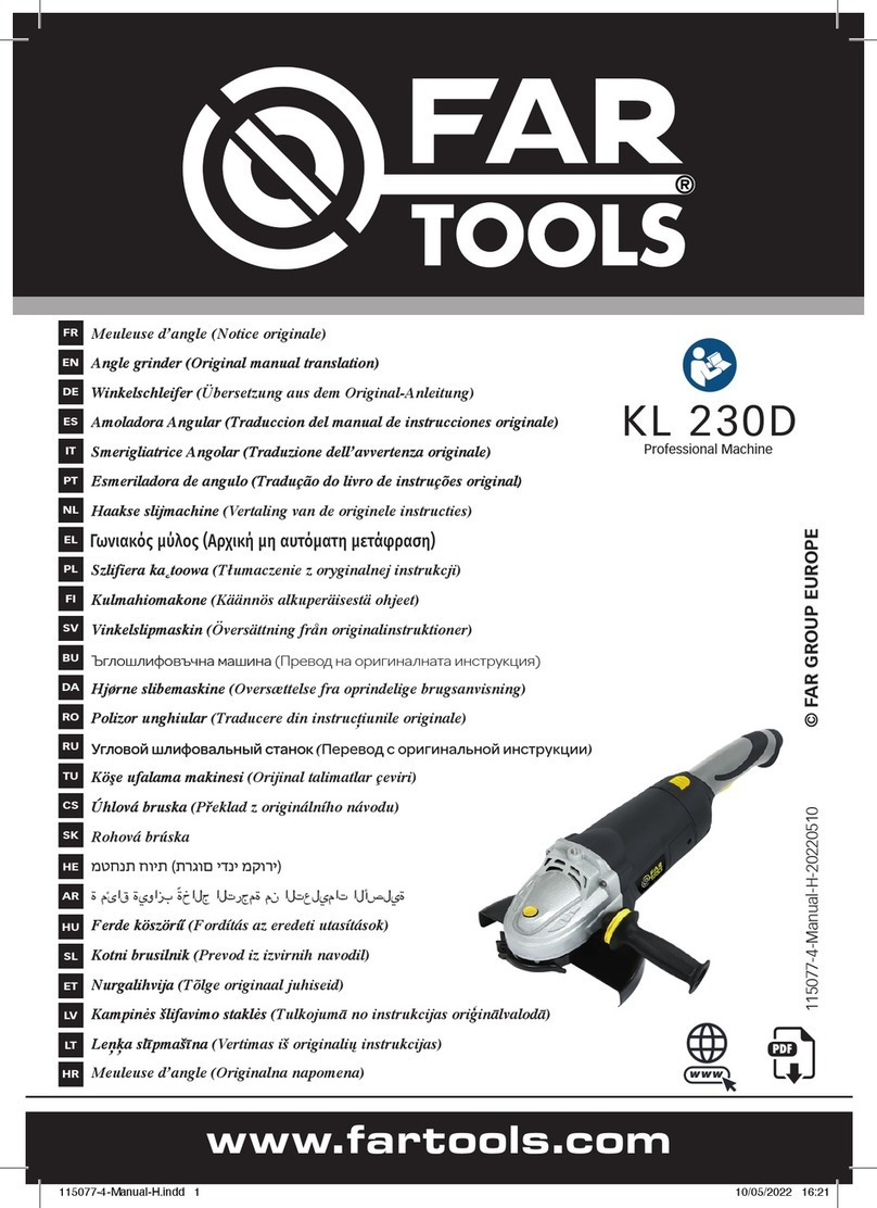 Far Tools KL 230D Use and care manual