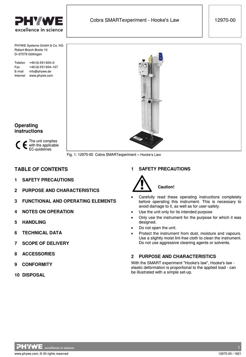 PHYWE Cobra SMARTexperiment operating instructions