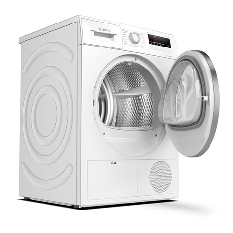 Bosch WTH85V88DN Installation and operating instructions