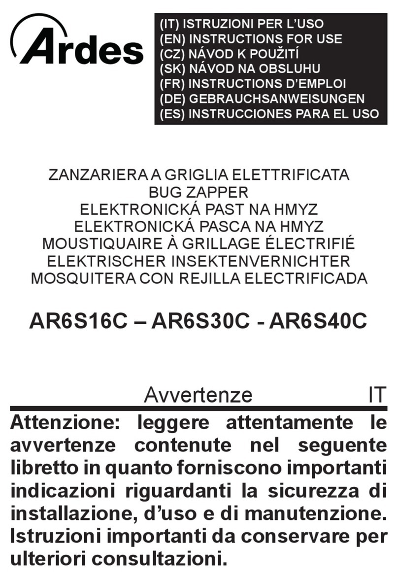 ARDES AR6S16C Instructions for use
