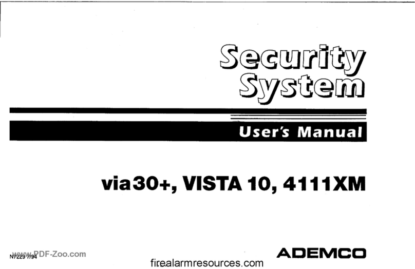 ADEMCO Via-30P user manual