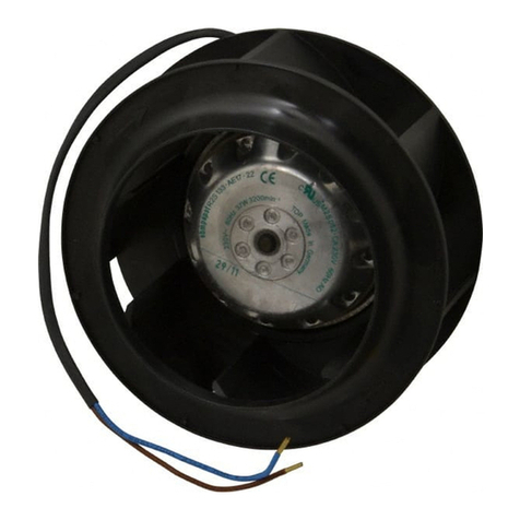 Ebmpapst R2S133-AE17-22 User manual