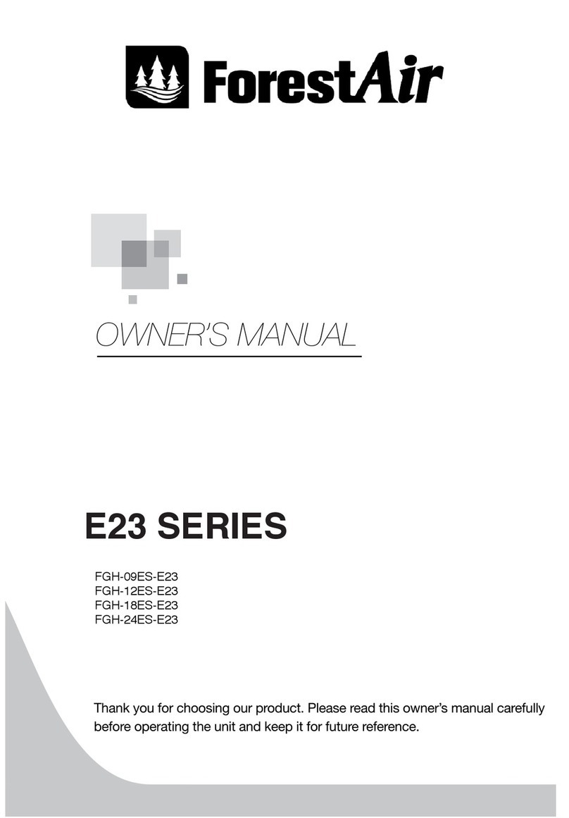ForestAir E23 Series User manual ForestAir E23 Series User manual