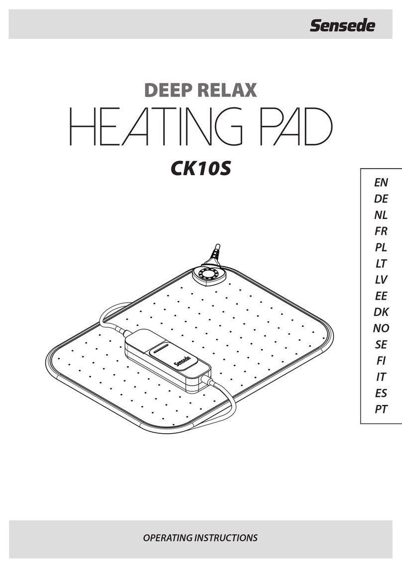 Sensede DEEP RELAX CK10S operating instructions