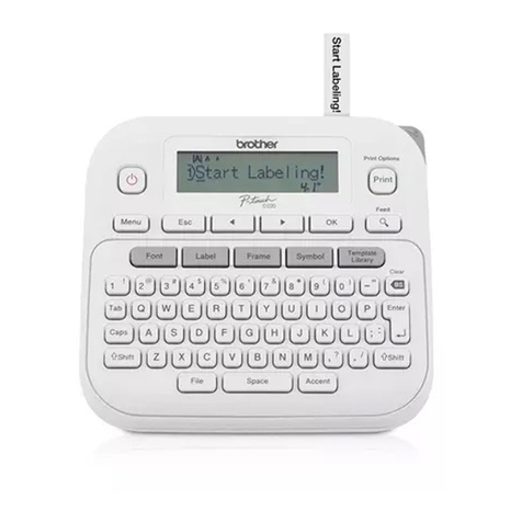 Brother P-touch PT-D220 User manual