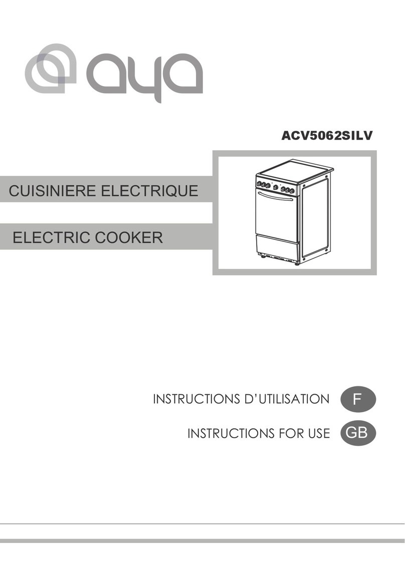AYA ACV5062SILV Instructions for use AYA ACV5062SILV Instructions for use