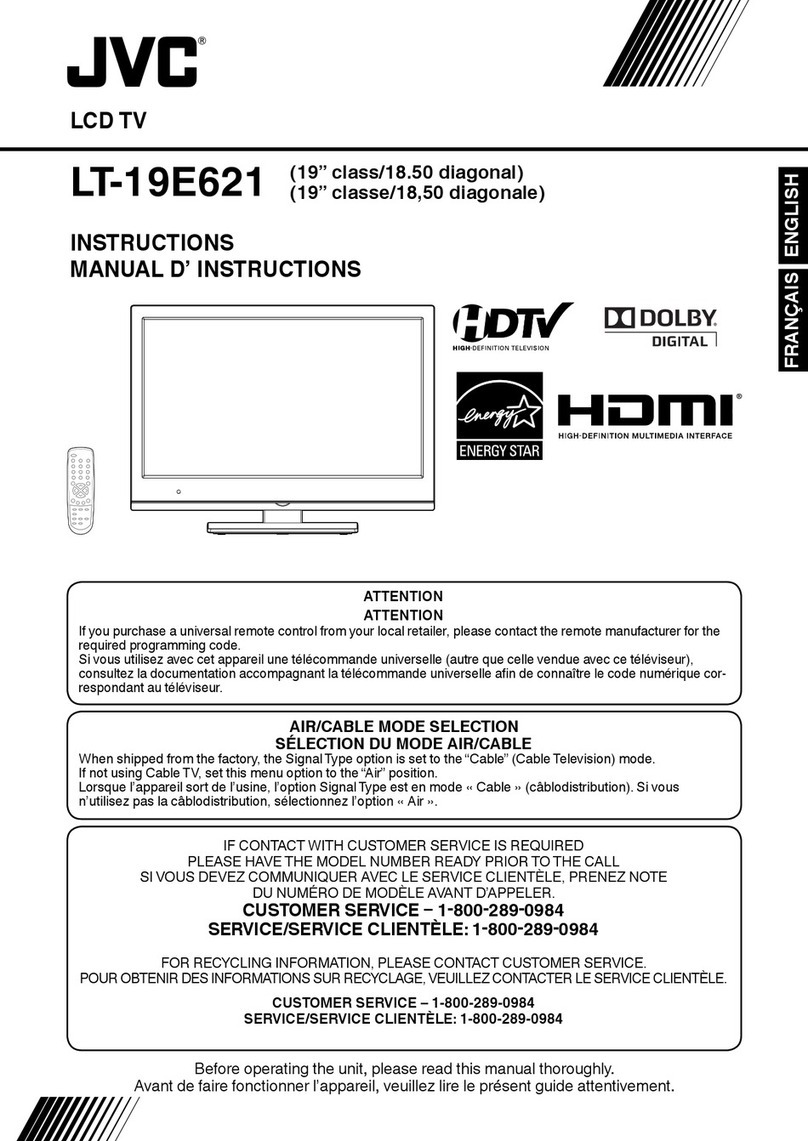 JVC LT-19E621 User manual JVC LT-19E621 User manual