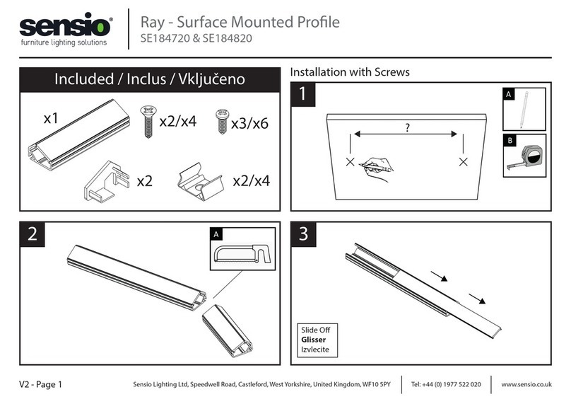 Sensio SE184720 User manual
