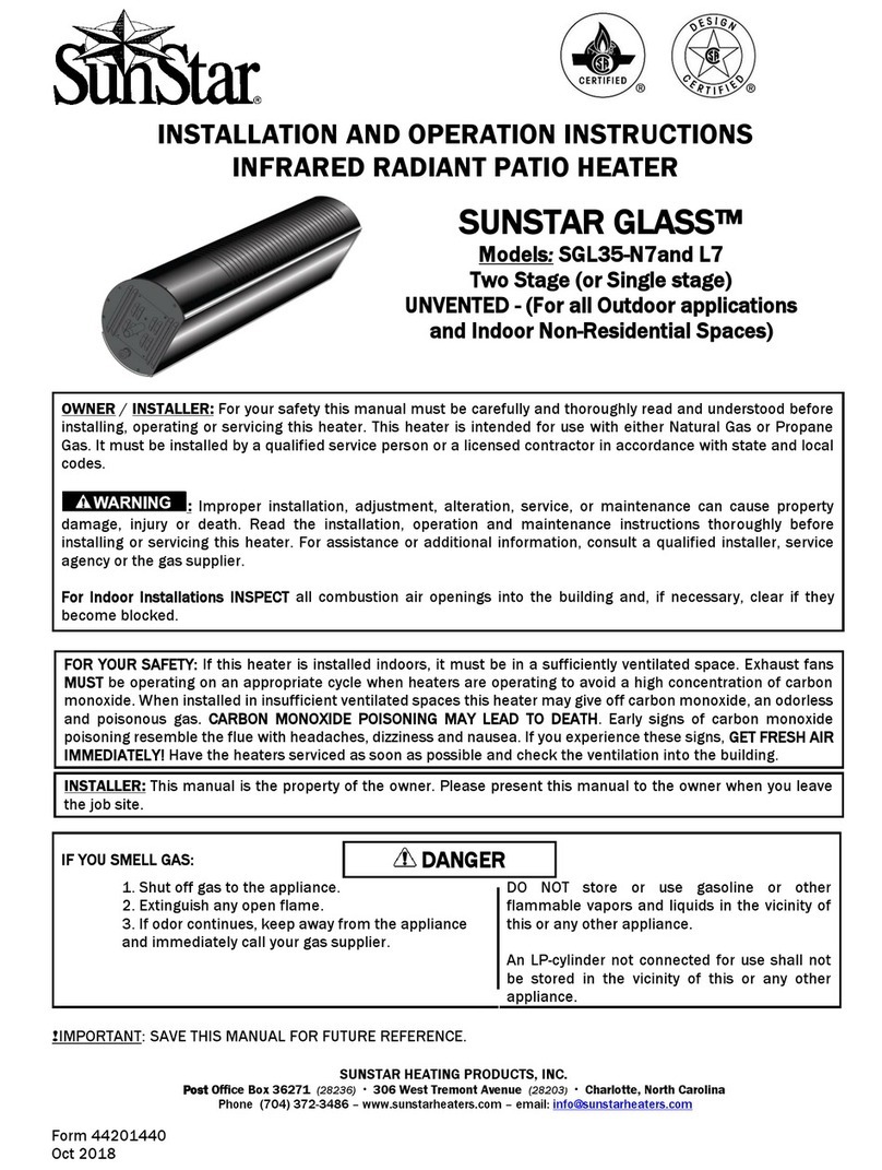 SunStar SGL35-N7 Owner's manual