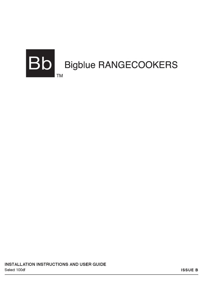 BigBlue RANGECOOKERS Select 100df Mounting instructions