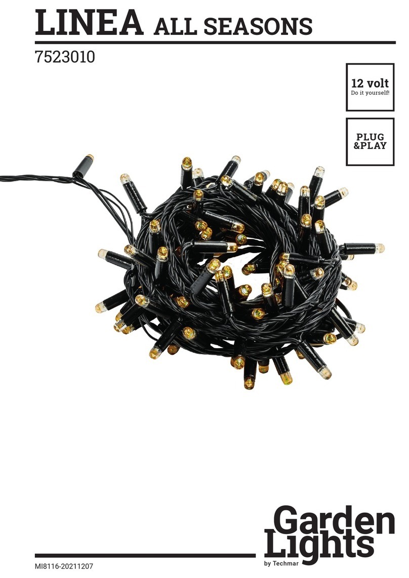 Techmar Garden Lights LINEA ALL SEASONS User manual