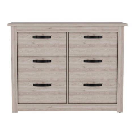 TUHOME Furniture BECCA CLZ 7151 Assembly instructions
