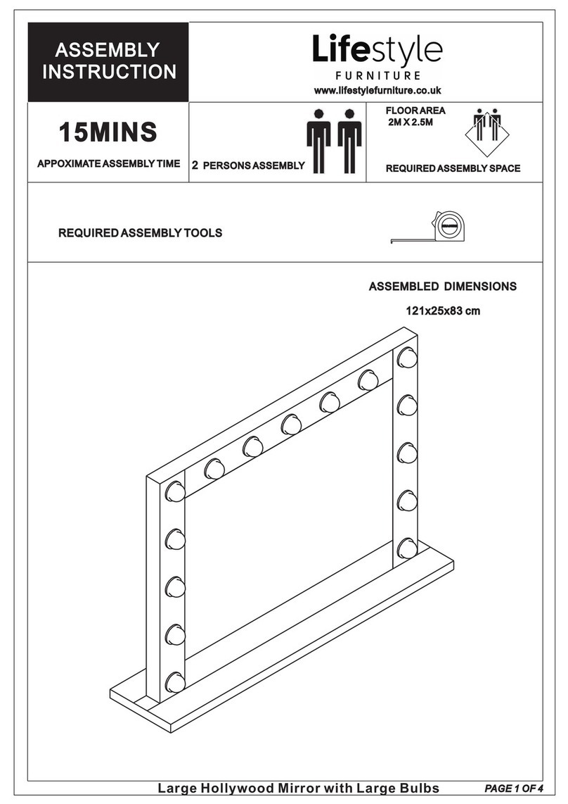Lifestyle UNI89028 Assembly instruction
