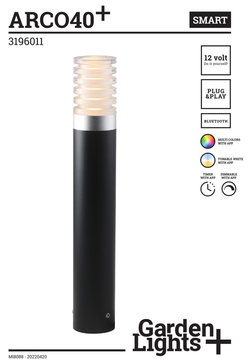 Techmar Garden Lights ARCO40+ manual Techmar Garden Lights ARCO40+ manual