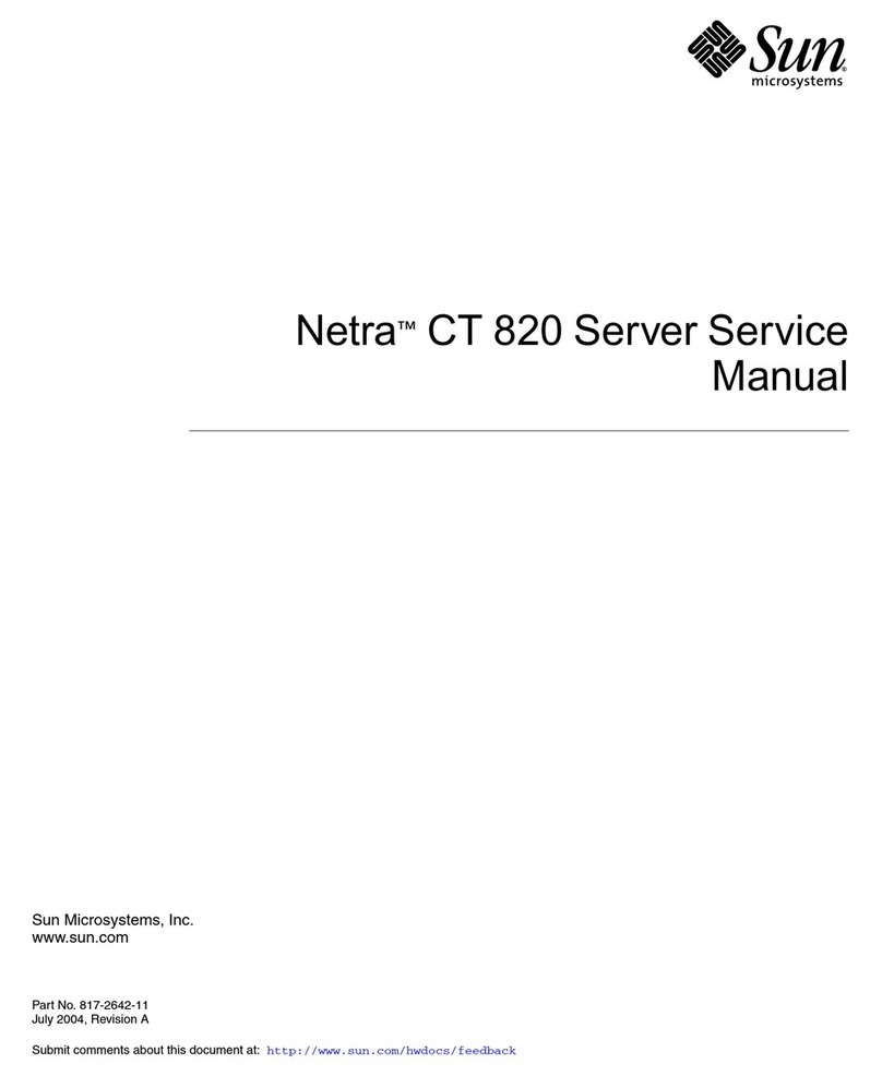 Sun Microsystems Netra CT 820 User manual