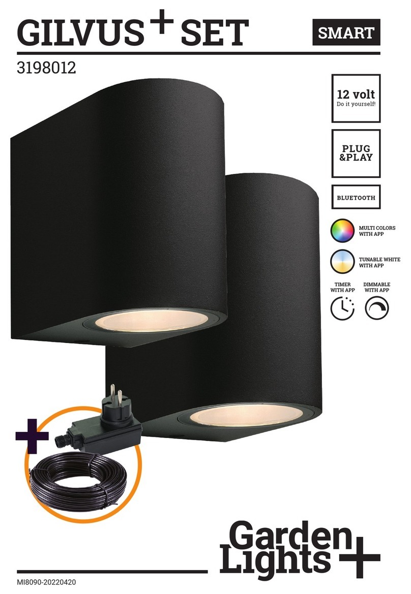 Techmar Garden Lights GILVUS + manual