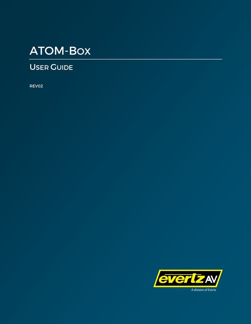 evertz ATOM-Box User manual