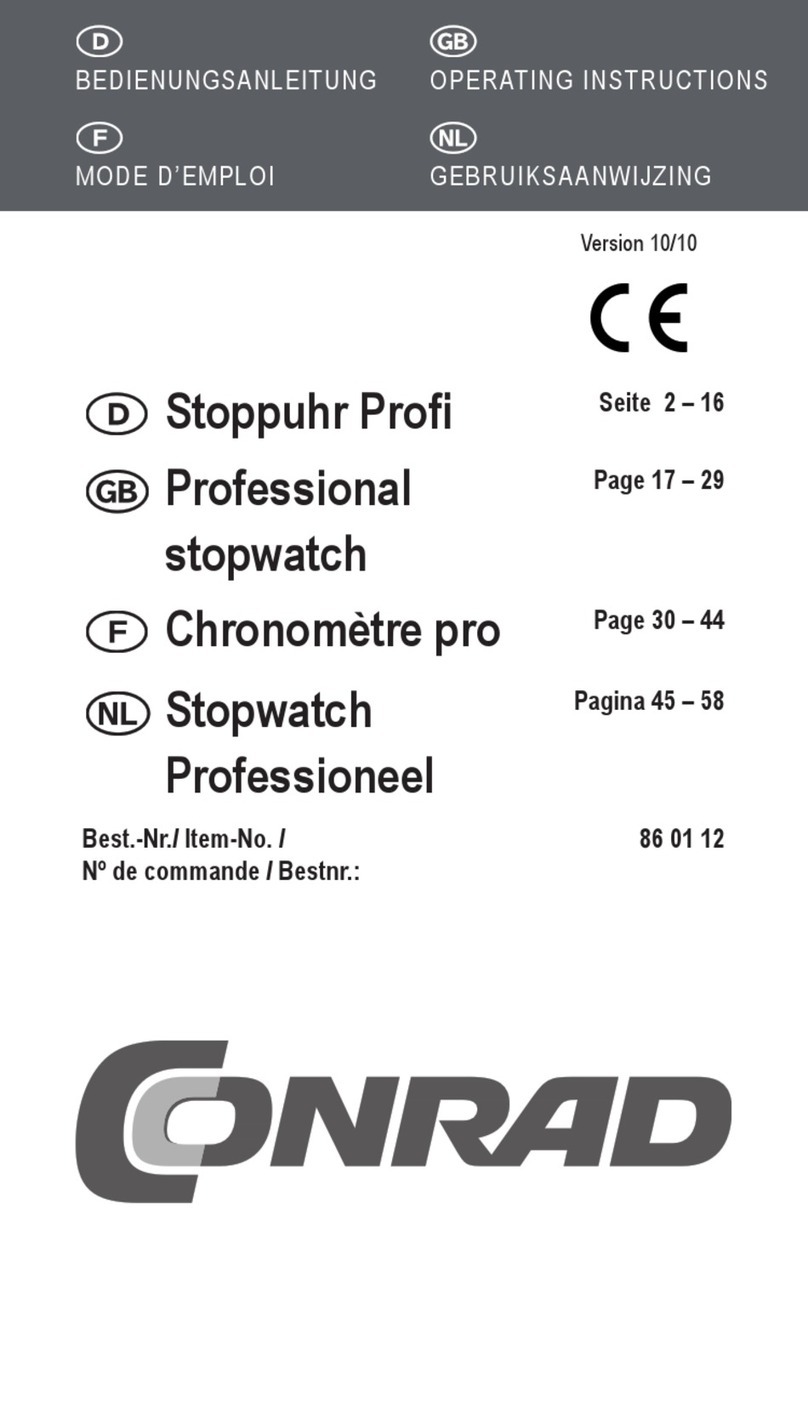 Conrad 860112 Operating	 instruction