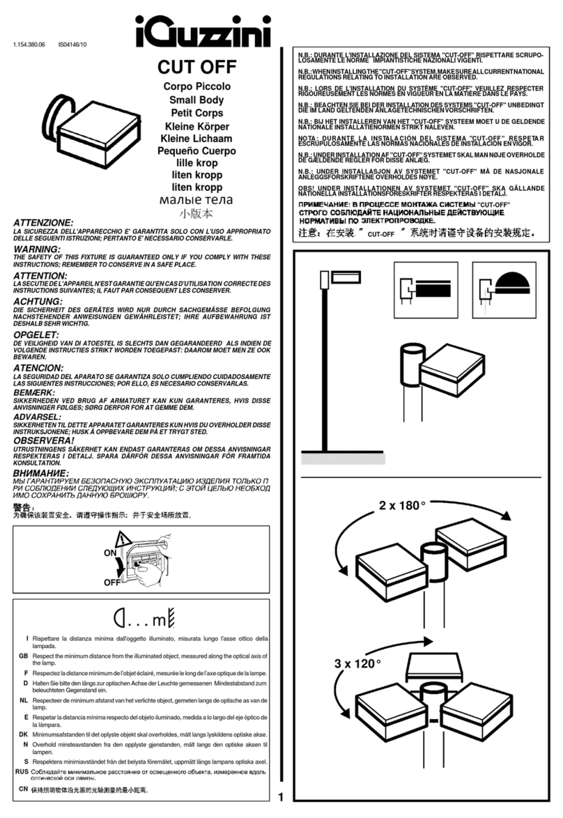 iGuzzini CUT OFF BC56 manual