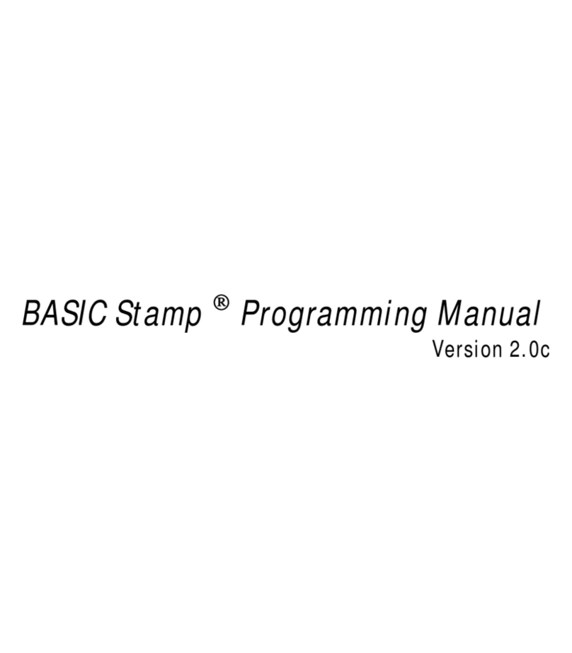 Parallax BASIC Stamp 2e Programming manual