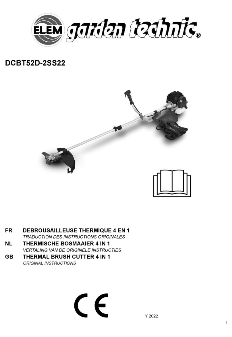 Elem Garden Technic DCBT52D-2SS22 User manual Elem Garden Technic DCBT52D-2SS22 User manual