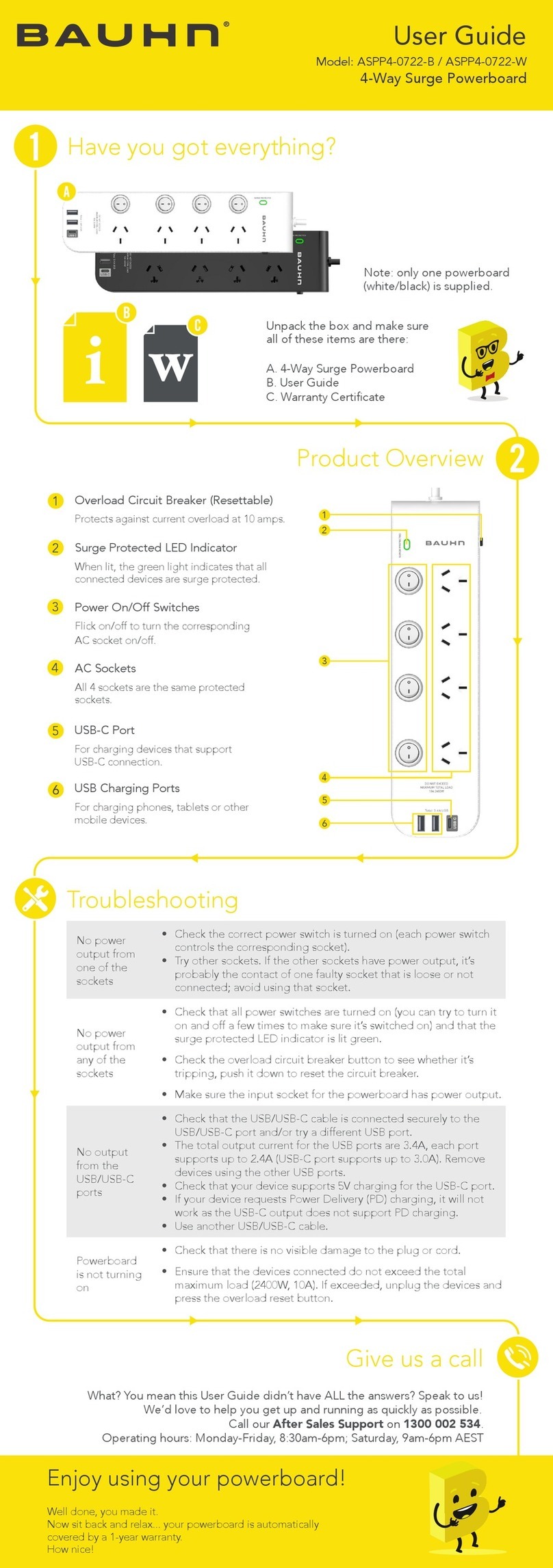 Bauhn ASPP4-0722-B user guide