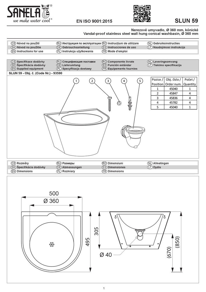 Sanela SLUN 59 Instructions for use Sanela SLUN 59 Instructions for use