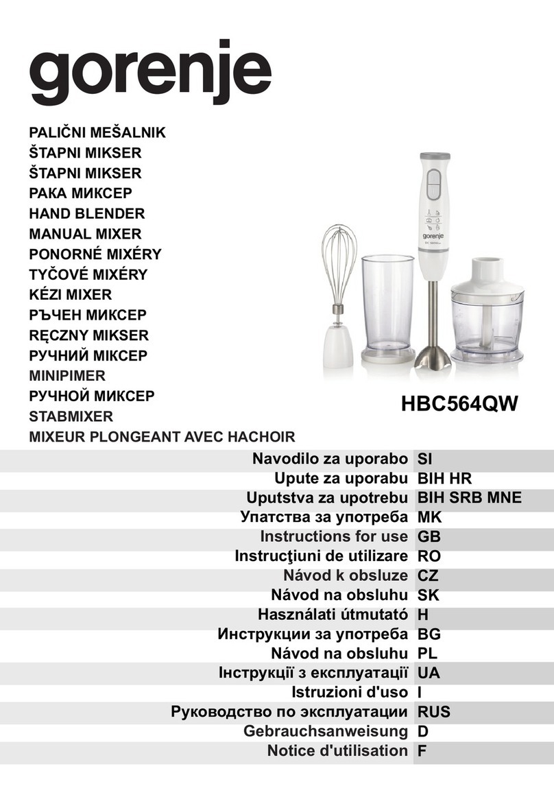 Gorenje HBC564QW User manual