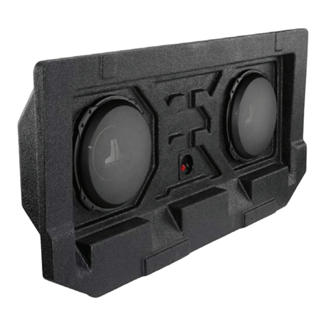 JL Audio Stealthbox SB-GM-AVAL2/12TW3 Instruction guide