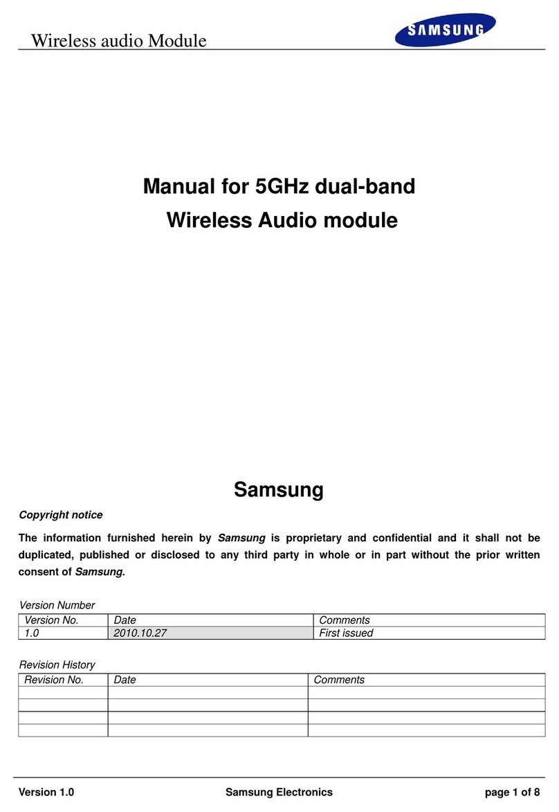 Samsung WISP30 User manual