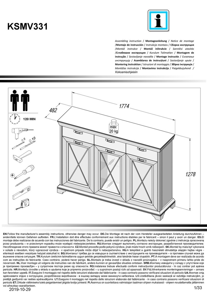 agatameble KSMV331 Assembling Instruction agatameble KSMV331 Assembling Instruction