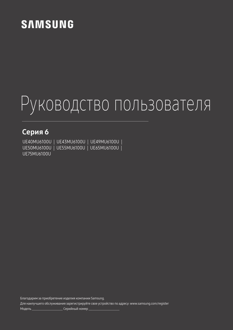 Samsung UE49MU6100U User manual